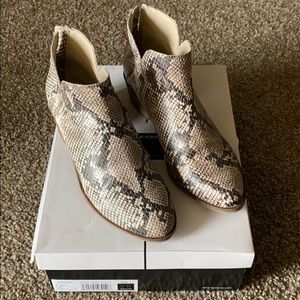 Dolce Vita “Karsen” Snake Print Booties